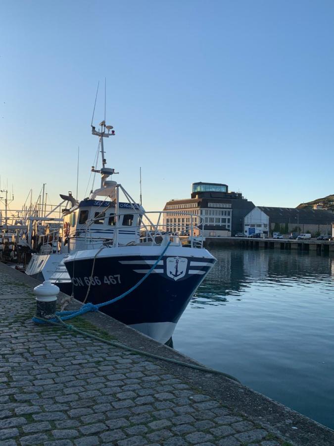 Le Ponton Lägenhet Fécamp Exteriör bild